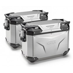 GIVI Βαλίτσες πλαϊνές Ζεύγος 48 λίτρα OBKE48APACK2 trekker monokey ασημί 